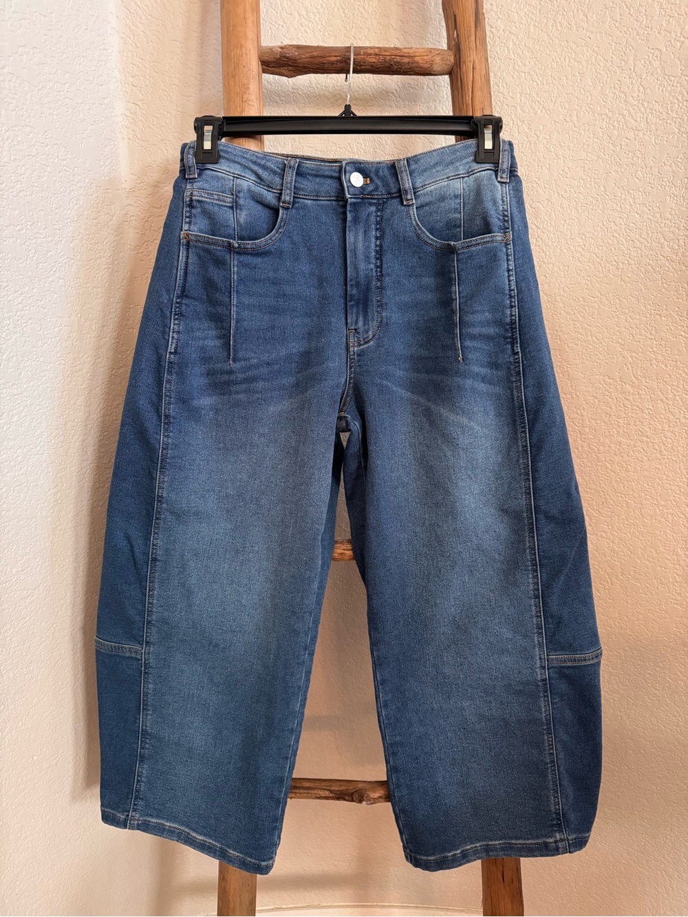 Anthropologie Pilcro The Kenna Mid-Rise Heritage Barrel Jeans Size 28 - Picture 4 of 16